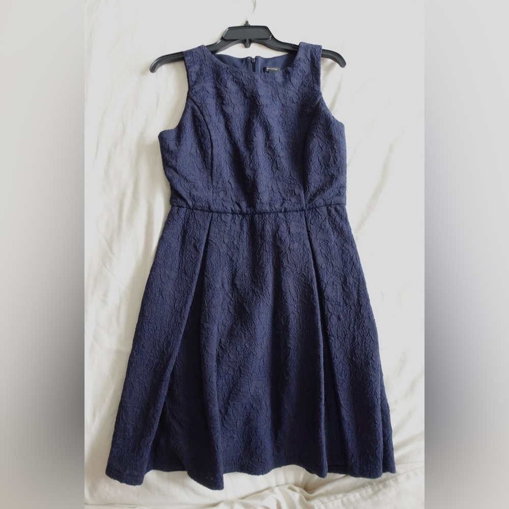 Ann Taylor - business casual navy blue dress (size 6)